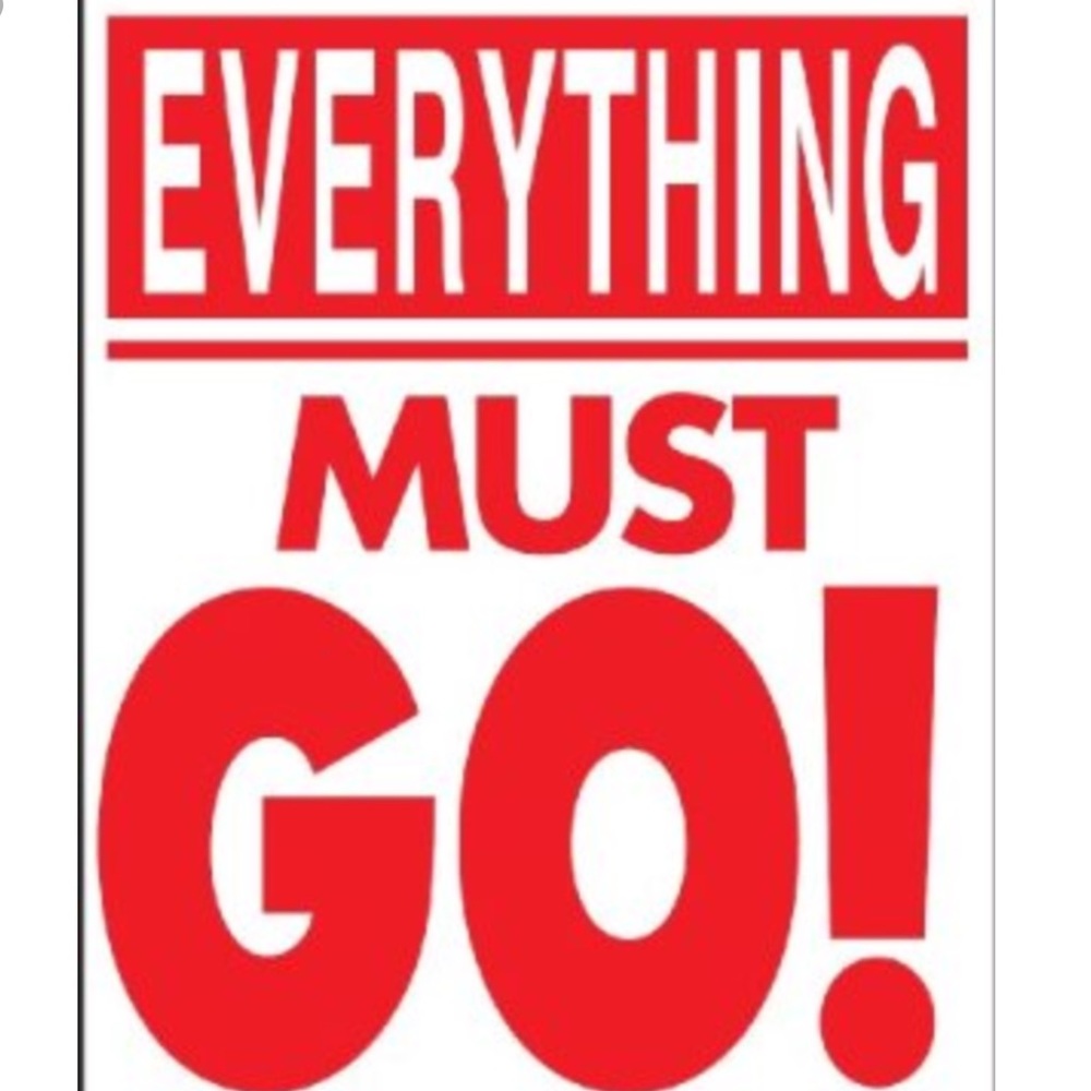 ❌❌❌ EVERYTHING MUST GO 10%-25% OFF‼️